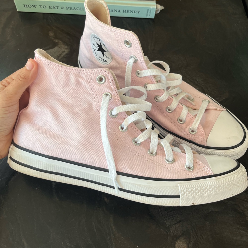 Men’s Converse (dusty pink) size 13. Worn once!